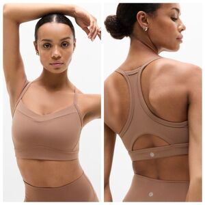 Athleta Vital Sports Bra Womens Size Medium D-DD Auburn Light Impact Everyday